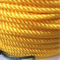 Diámetro 20mm * 500mtrs 3 hebras de nylon amarillo PP poliéster amida cuerda