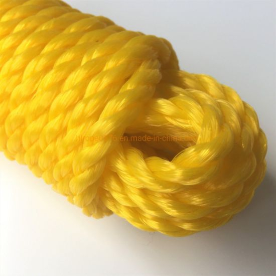 Cuerda de polipropileno trenzado de alta resistencia de 8 mm x 7,5 m, cuerda flotante de PP, cuerda para barco, cuerda de seguridad para acampar, cuerda para tender la ropa