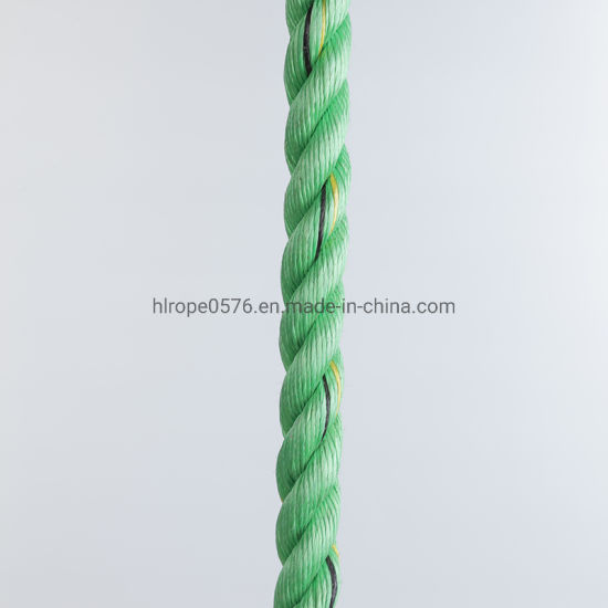 Materia prima de alta calidad 3strand Polypropileno (PP) Cuerda