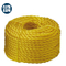 Cuerda de bote de PE amarillo de 3 hebras en rollo o bobina