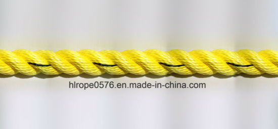 Recicle la calidad comercial de la cuerda de PP / PE Danline para amarre