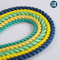 Cuerda marina de polipropileno pp danline colorido de 3 hebras para amarre