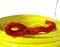 Cuerda de cabrestante UHMWPE 30MTRS x 10 mm Cable sintético amarillo