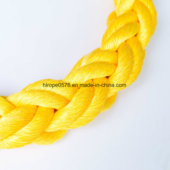 3/8 / 12strand Cuerdas de fibra de amarre cuerda PP Cuerda de la cuerda marina Cuerda de pesca