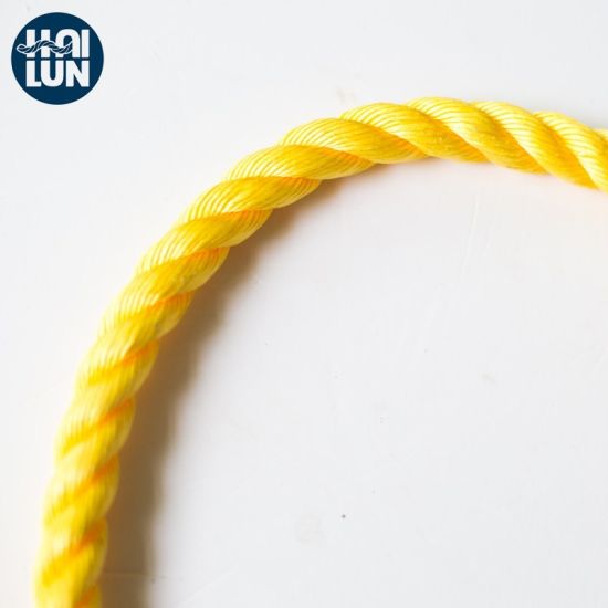 3 Strand Polypropylene PP Twist Danline usó la cuerda de la nave