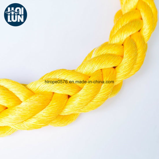 Cuerda de polipropileno de suministro de fábrica para amarre y pesca.