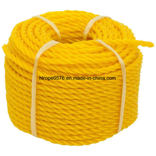 Cuerda de fibra de 3 hilos, cuerda de amarre, cuerda de polipropileno, cuerda marina, cuerda de pesca