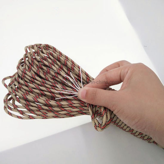 215 colores (121-130) Paracord 550 cuerda de paracaídas cuerda de amarre Mil Spec III 7 hilos 100 pies equipo de supervivencia de pesca para acampar