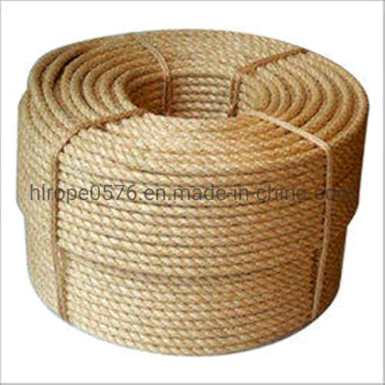 100% de fibra natural Twist Sisal Cuerda