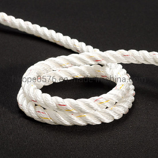 Cuerda trenzada de poliamida / nailon de 3 hilos