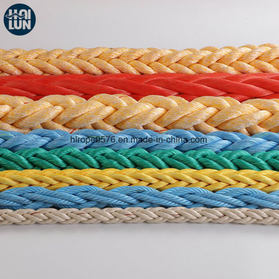 Cuerda de amarre marino de cuerda trenzada de polipropileno trenzado