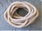 Cuerda de cáñamo natural de 45 pies / grosor 6 mm