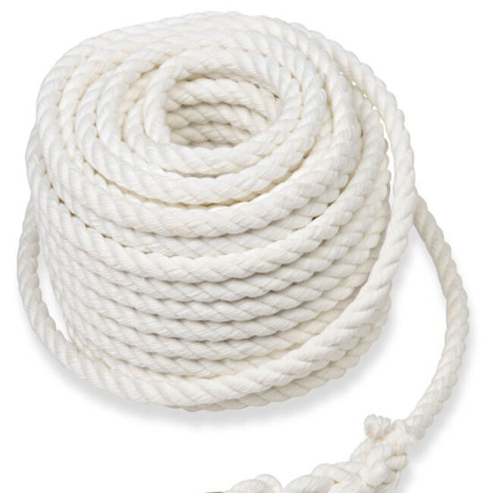 3/4 Strand Polyaminde blanco PE PE Cuerda de nylon cuerda