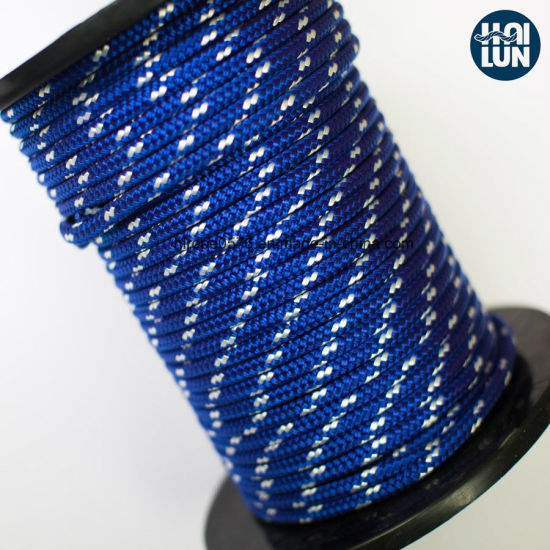 Cuerda de pesca de cuerda de poliéster trenzado doble de alta resistencia