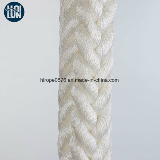 Cuerda de tracción de cuerda de nylon blanca anti-ultravioleta de fábrica de China