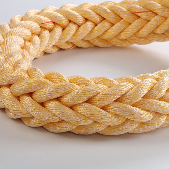 Cuerda mixta de polipropileno y poliéster para remolcar y pescar.