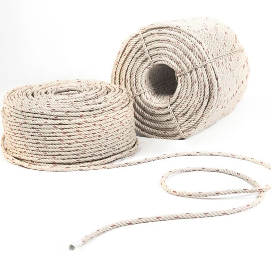 Cuerda marina de la cuerda de polipropileno de 3strand de alta calidad para y amarre y pesca.
