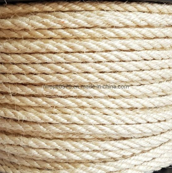 Cuerda de sisal de hilo 5/16.21 yardas de cuerda de sisal natural Cuerda de sisal de 8 mm.