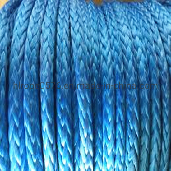 12 Strand High Breaking Strength UHMWPE Remolque cuerda