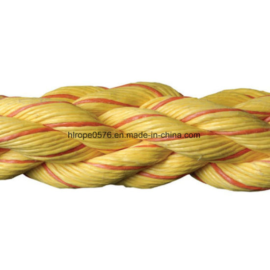 Cuerda de amarre retorcida y retorcida para barcos, cuerda de mezclilla PP de alta resistencia