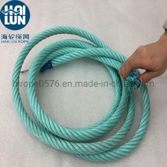 Cuerda de alambre de acero de cuerda de polipropileno de tanino trenzado