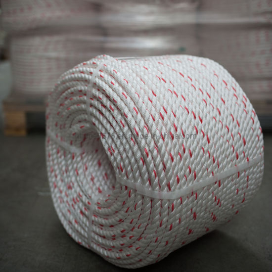 White de 10 mm con manchas rojas, semilla flotante múltiple cuerda (bobina de 220 m)
