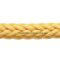 12 hebras de cuerda de elevación de cuerda PP de 4 pulgadas y 32 mm de diámetro amarillo