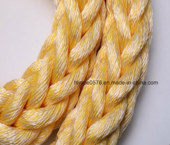 Cuerda de poliéster y polipropileno mezclados de 12 hebras para la agricultura marina.