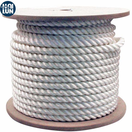 Cuerda de fibra sintética de nylon de la nave