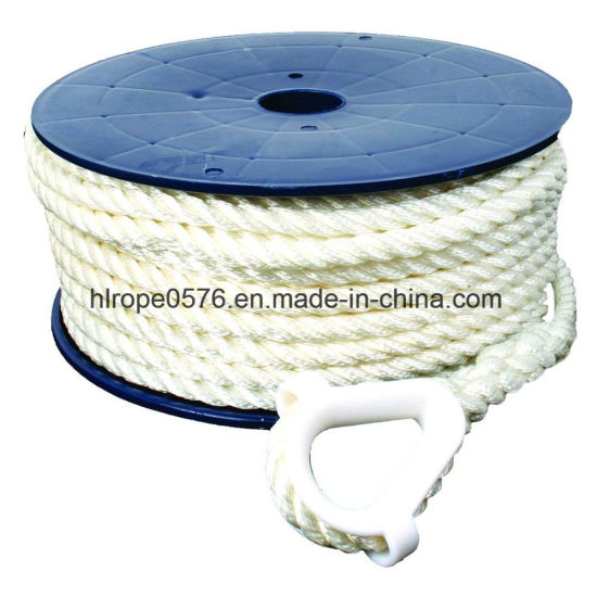 Cuerda especial directa de 8 mm. Cuerda de nylon cuerda de amarre blanca