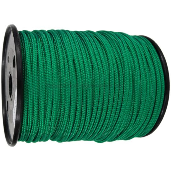 Hilo de poliéster trenzado verde de 4 mm X 200 m