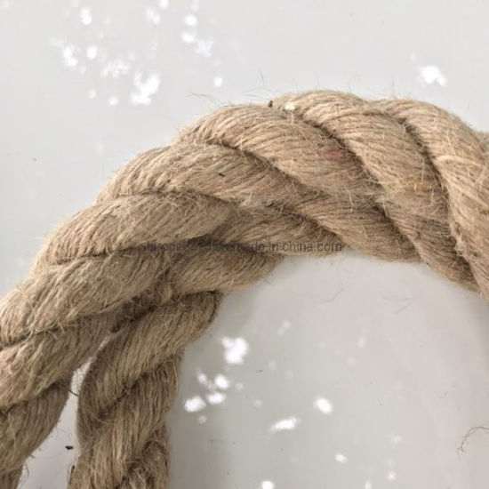 Durable 3/4 Strand Natural yute / Sisal / Manila cuerda