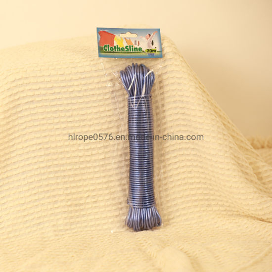 PVC + tendedero de hilo de poliéster de alta resistencia, embalaje de tarjetas de papel de 4 mm,