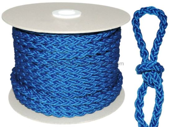 Cable flotante línea cuadrada PP-50mt carrete-azul claro-D.16mm