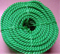 Cuerdas de fibra de 3 hebras de cuerda de polietileno amarre verde
