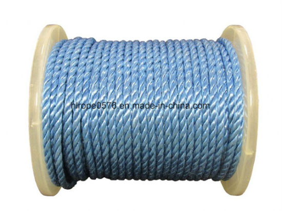 Cuerda de polipropileno trenzado azul 6mm x 30m