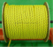 Diámetro 20mm * 500mtrs 3 hebras de nylon amarillo PP poliéster amida cuerda