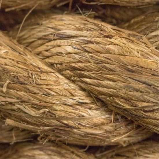 Cuerda de manila de fibra natural de 3 hebras