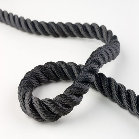 Cuerda marina de cuerda de poliéster 100% alta de alta resistencia