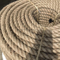 Cuerda duradera de yute / sisal / manila natural de 3/4 hebras