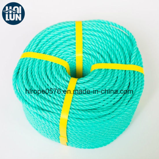 Cuerda de alta calidad PE Twist 3-Strand para amarre y pesca